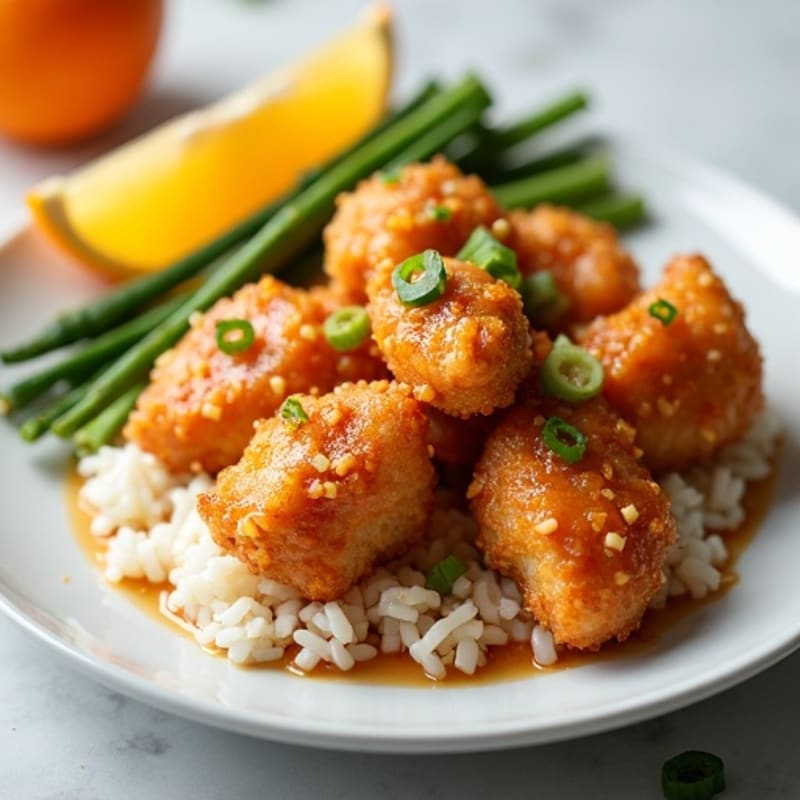 Crispy Air-Fried Orange Chicken