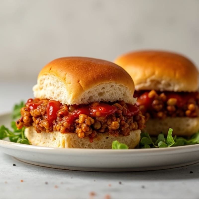 Lean Turkey & Lentil Sloppy Joe Sliders