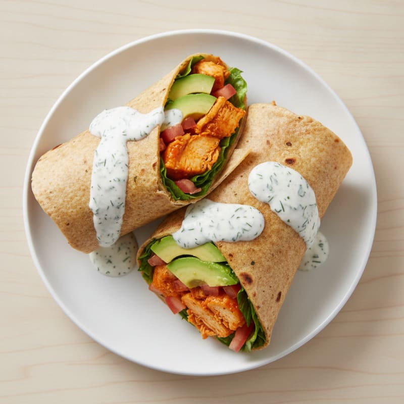 Buffalo Ranch Chicken Wrap