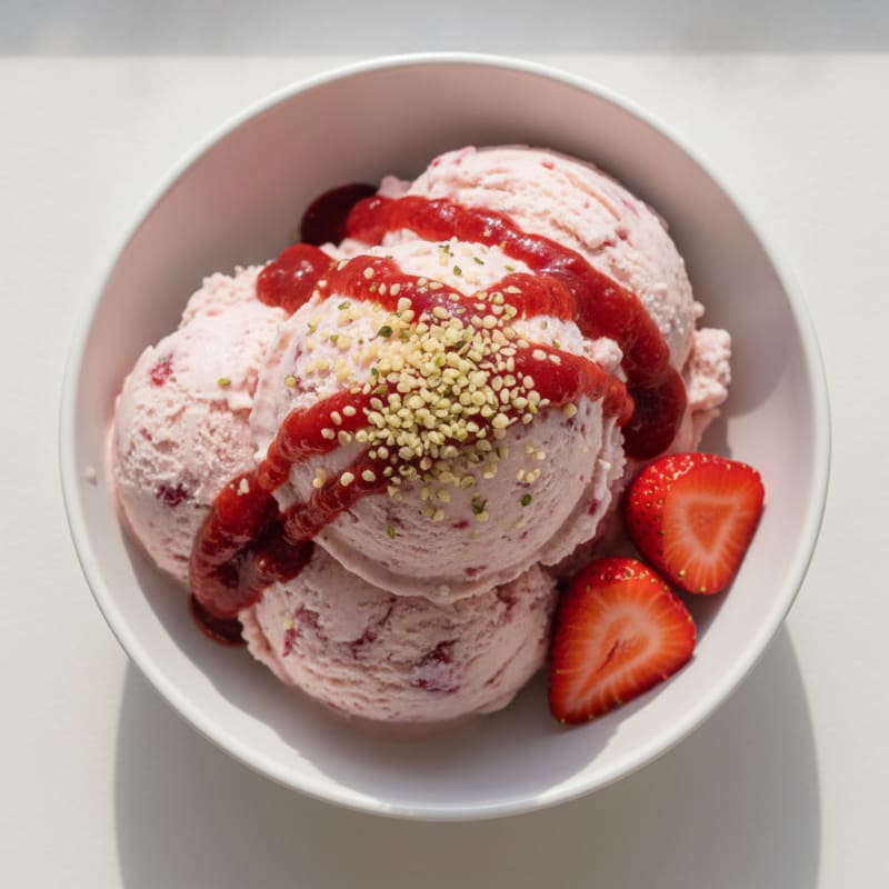 Strawberry Dream Protein Ice Cream