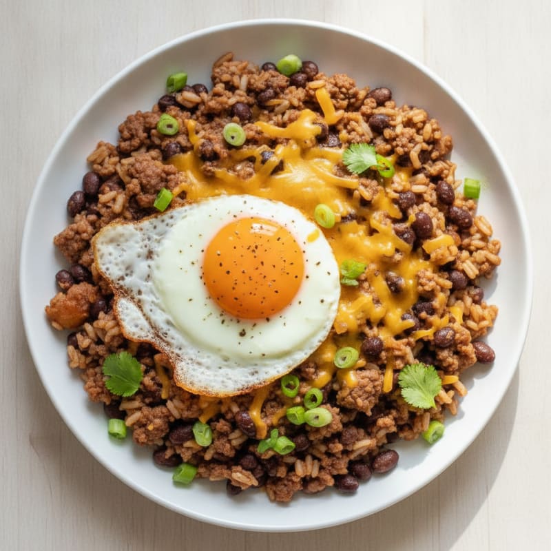 Smoky Beef & Black Bean Skillet Bowl