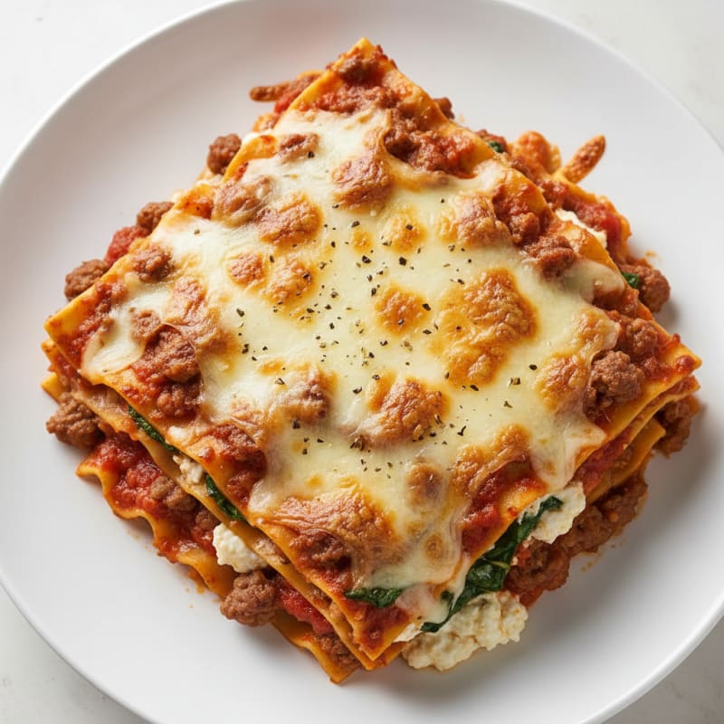 Classic Beef and Ricotta Lasagna Bake