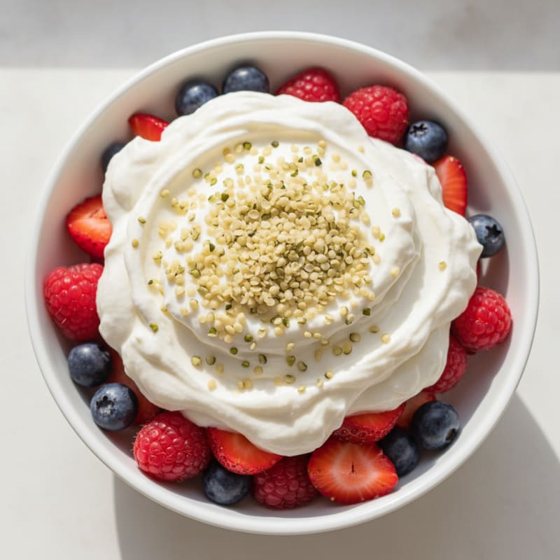 Creamy Greek Yogurt Protein Parfait with Mixed Berries