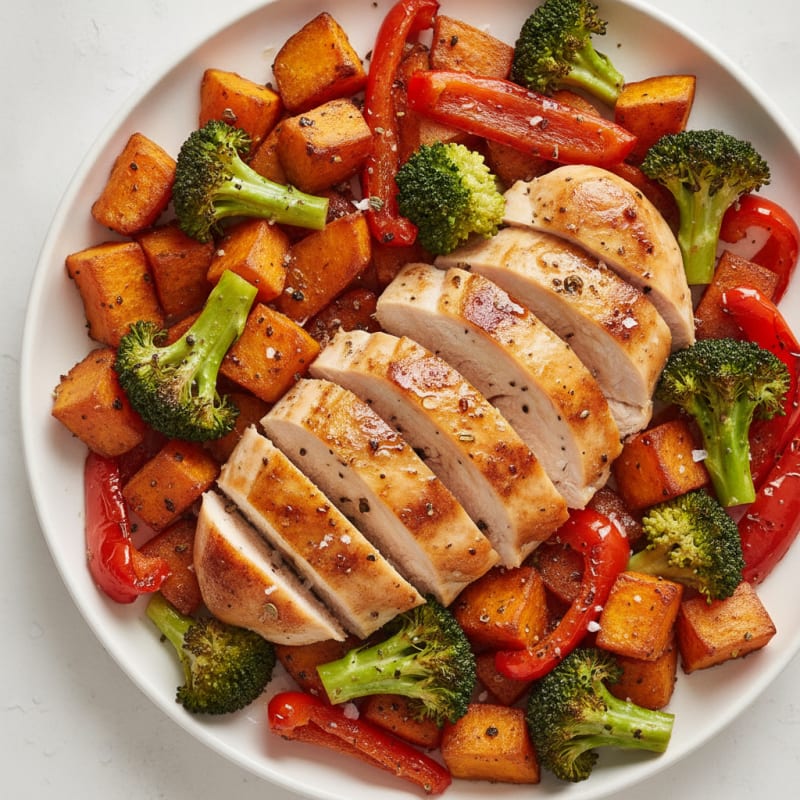 Gluten-Free Chicken and Roasted Vegetables
