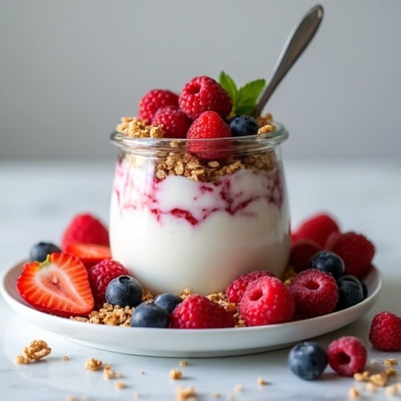 Creamy Greek Yogurt Protein Parfait