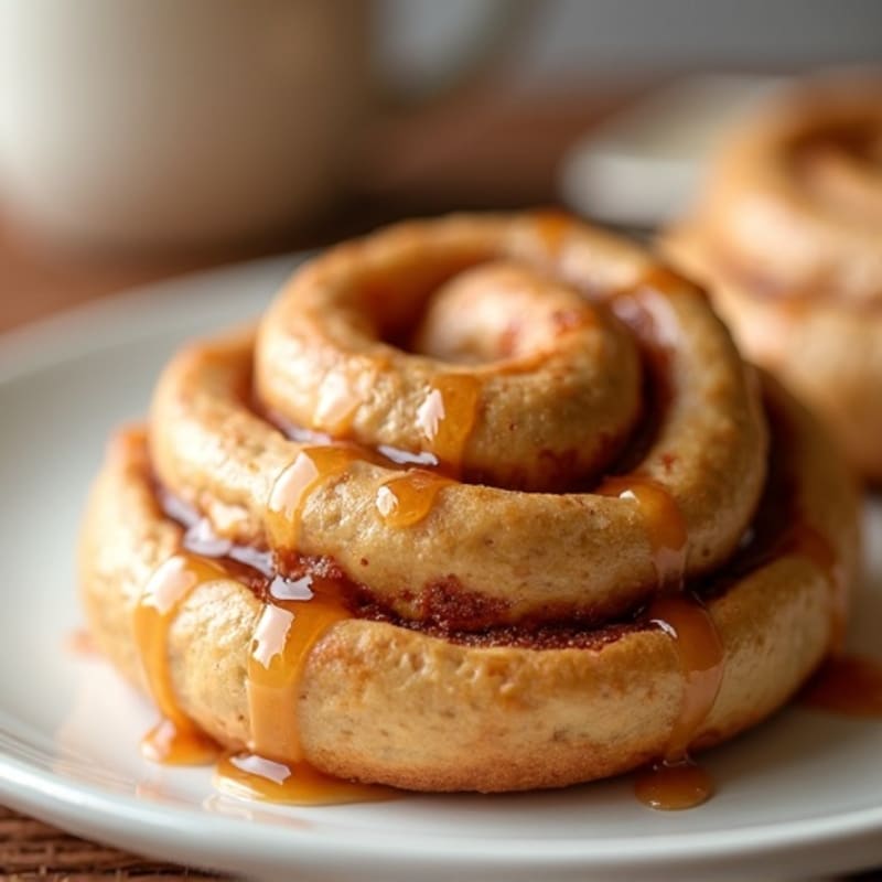Maple-Glazed Cinnamon Swirl Breakfast Rolls