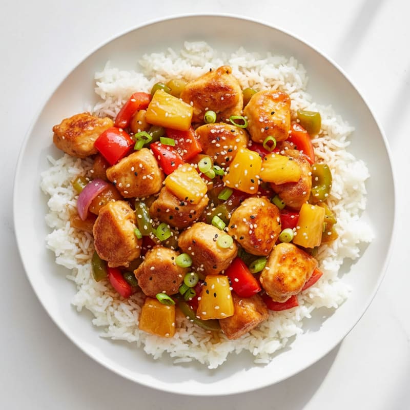 Sweet and Sour Chicken with Pineapple