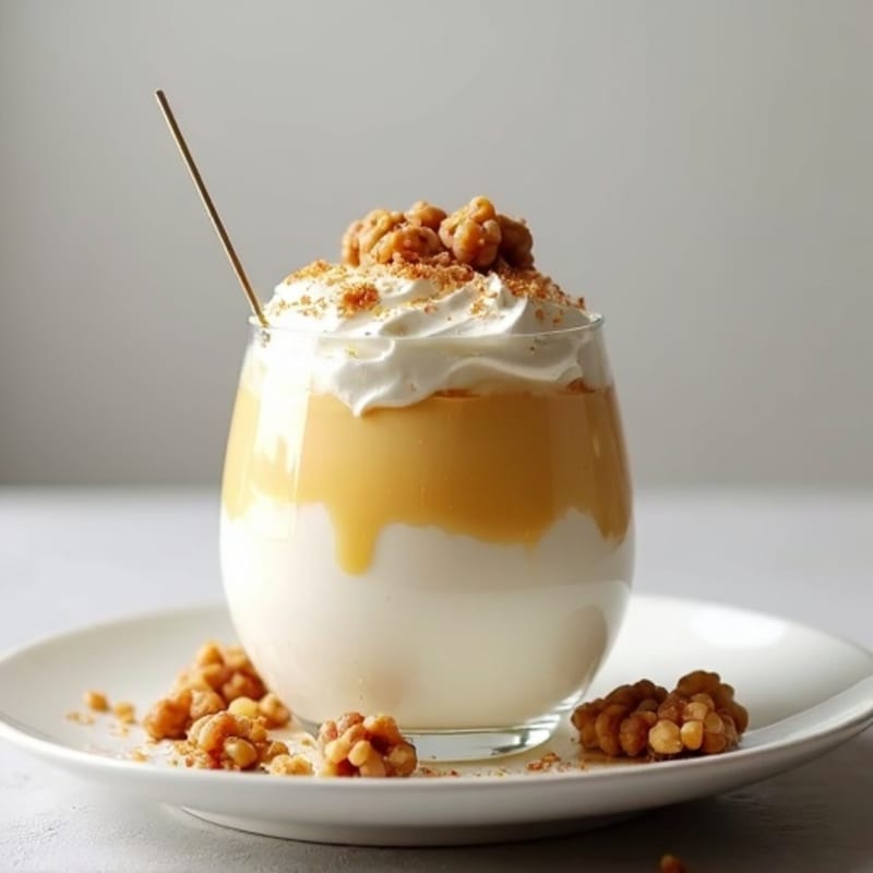 High-Protein Yogurt and Kefir Parfait with Walnuts
