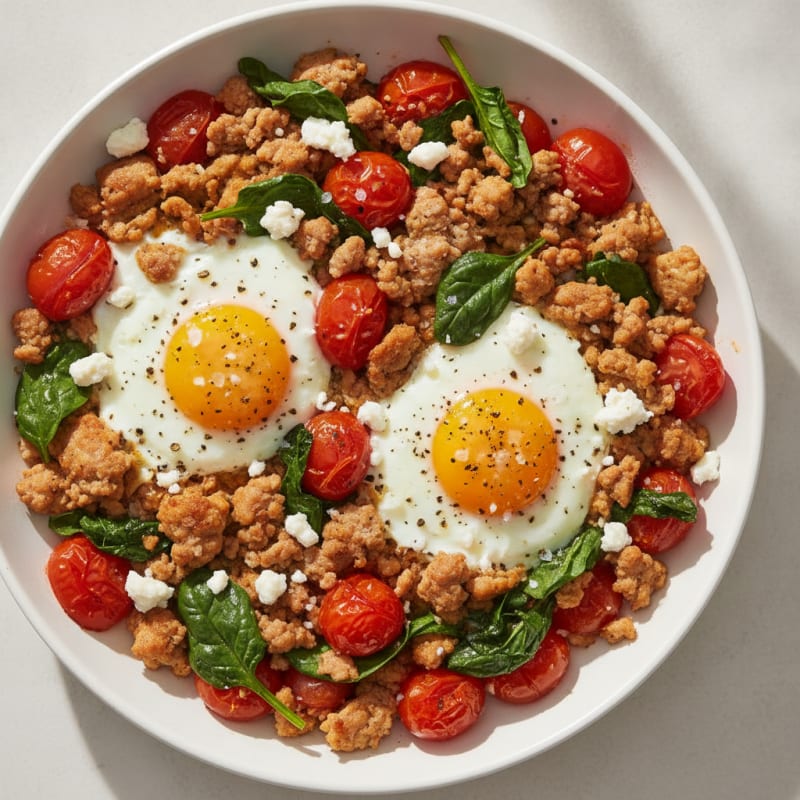 Baked Eggs with Roasted Tomatoes