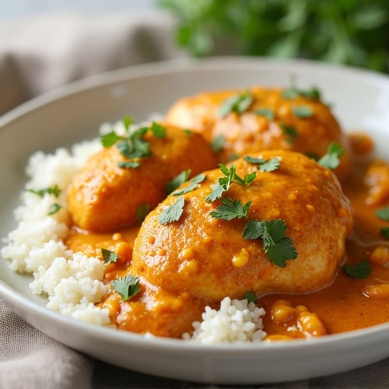 Creamy Coconut-Spiced Butter Chicken