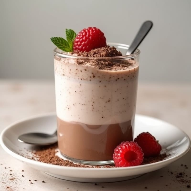 Creamy Greek Yogurt Protein Mousse with Cocoa