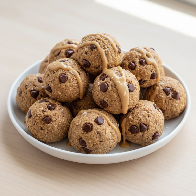 No-Bake Chocolate Chip Protein Bites