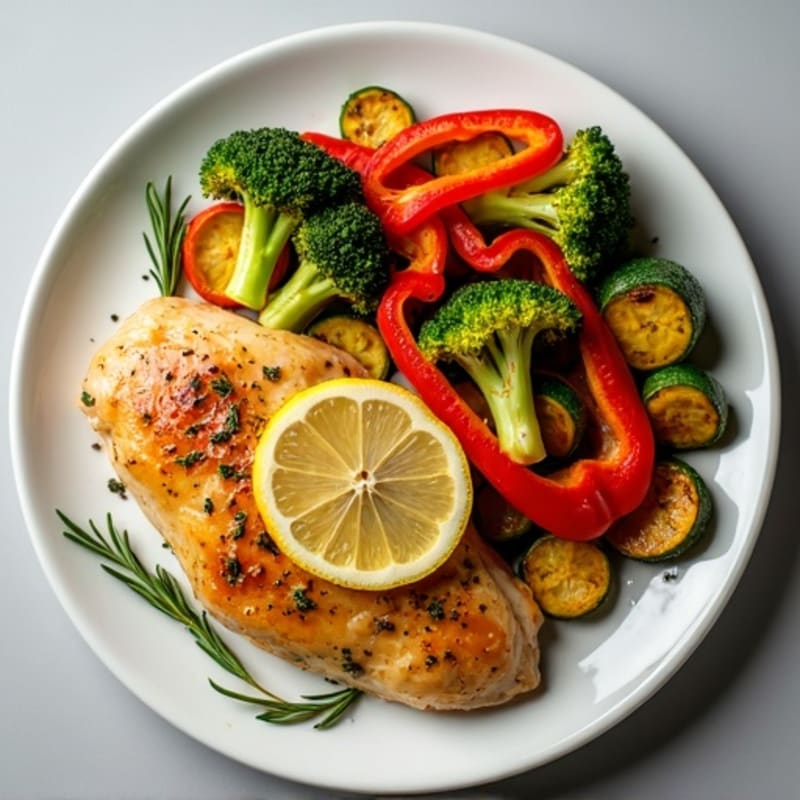 Sheet Pan Lemon Herb Chicken and Roasted Vegetables