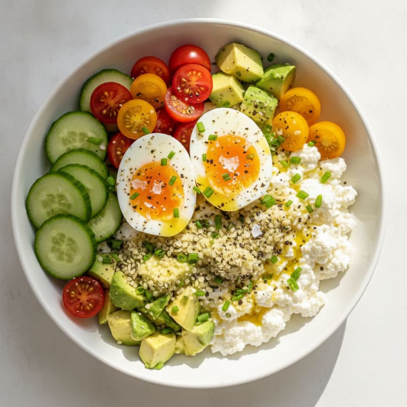 Savory Cottage Cheese Power Bowl