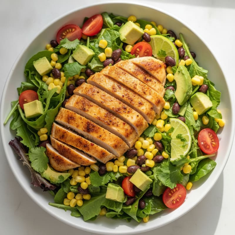 Southwest Chicken and Corn Salad