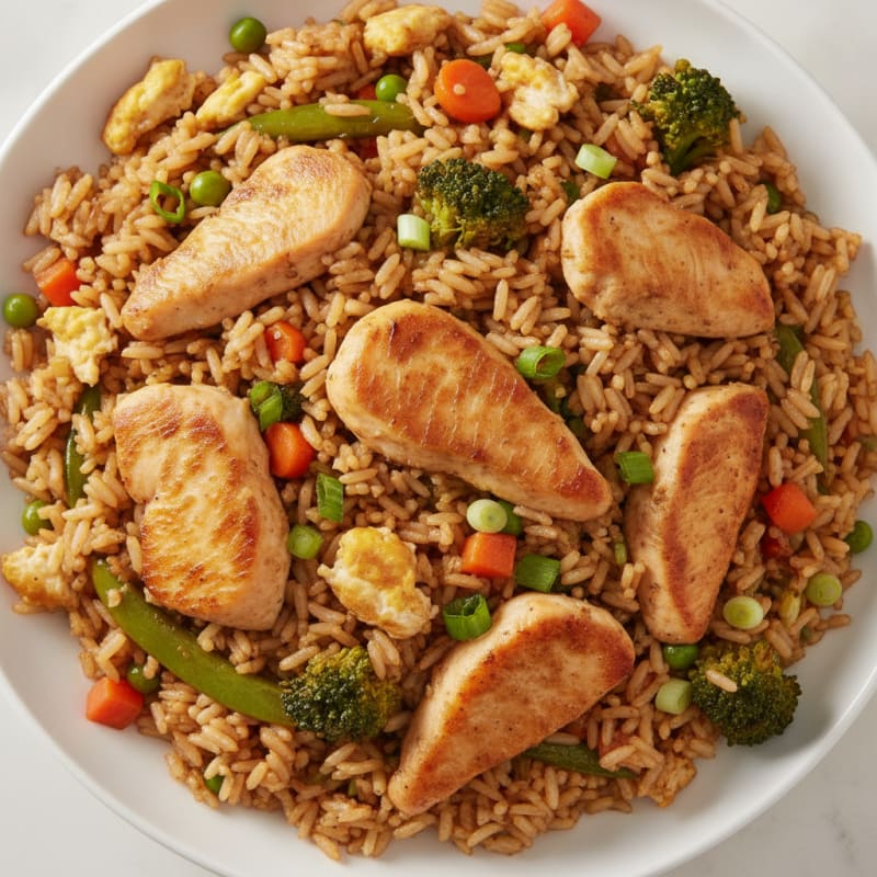 Chicken and Vegetable Fried Rice
