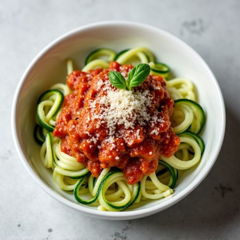 Protein-Packed Turkey and Zucchini Noodle Marinara
