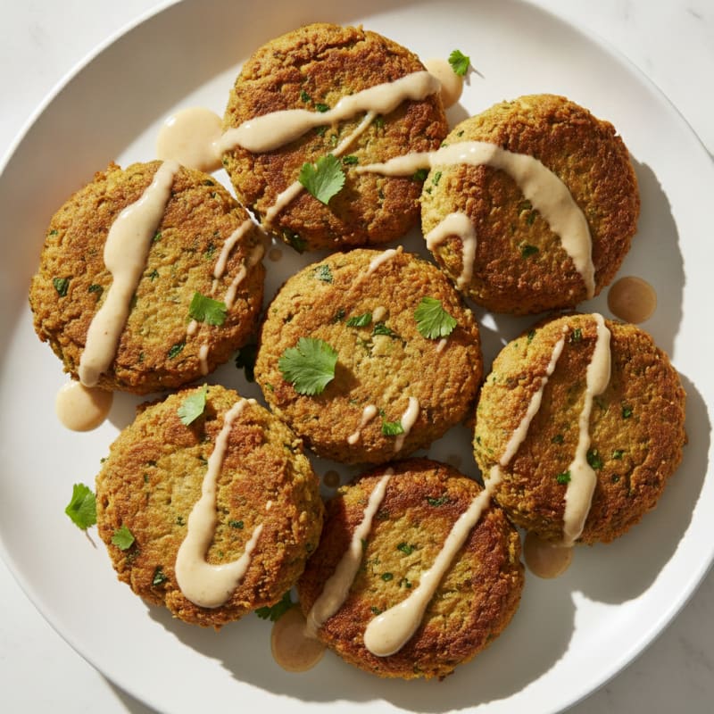 Crispy Falafel with Tahini