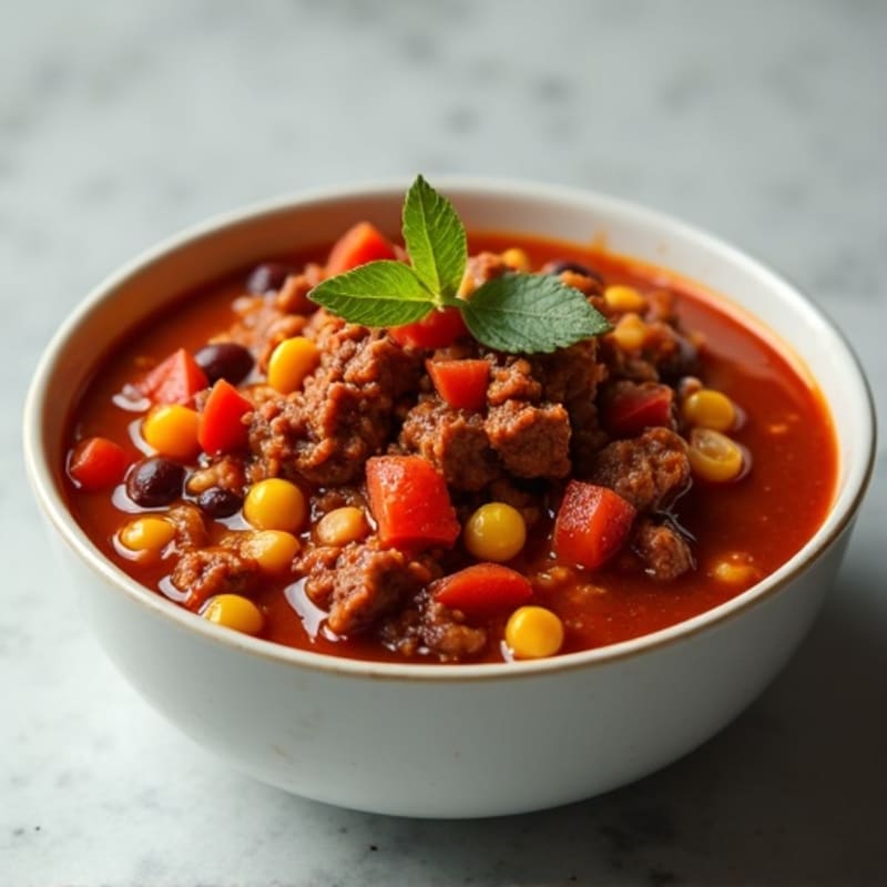 Hearty Slow Cooker Beef Chili