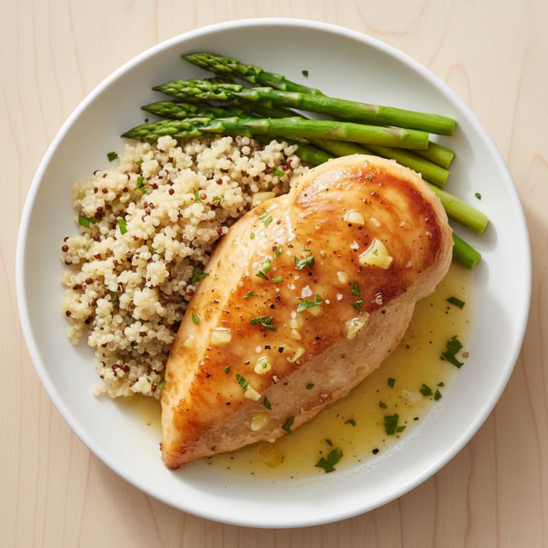 Golden Pan-Seared Chicken with Zesty Lemon