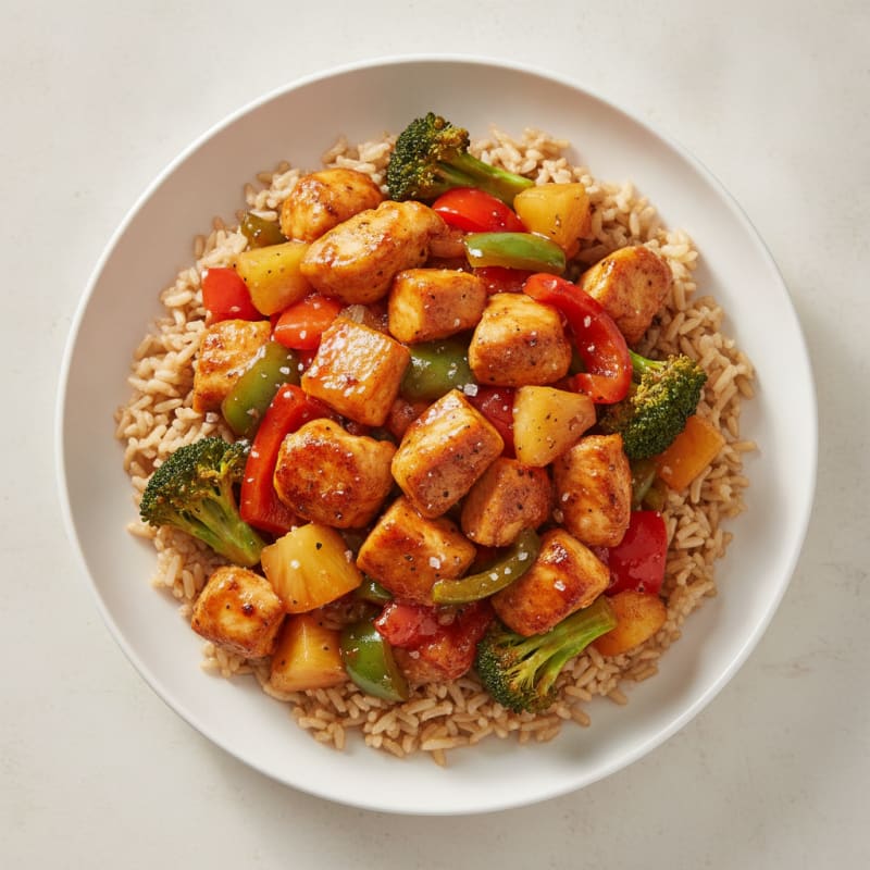 Sweet and Sour Chicken Stir-Fry