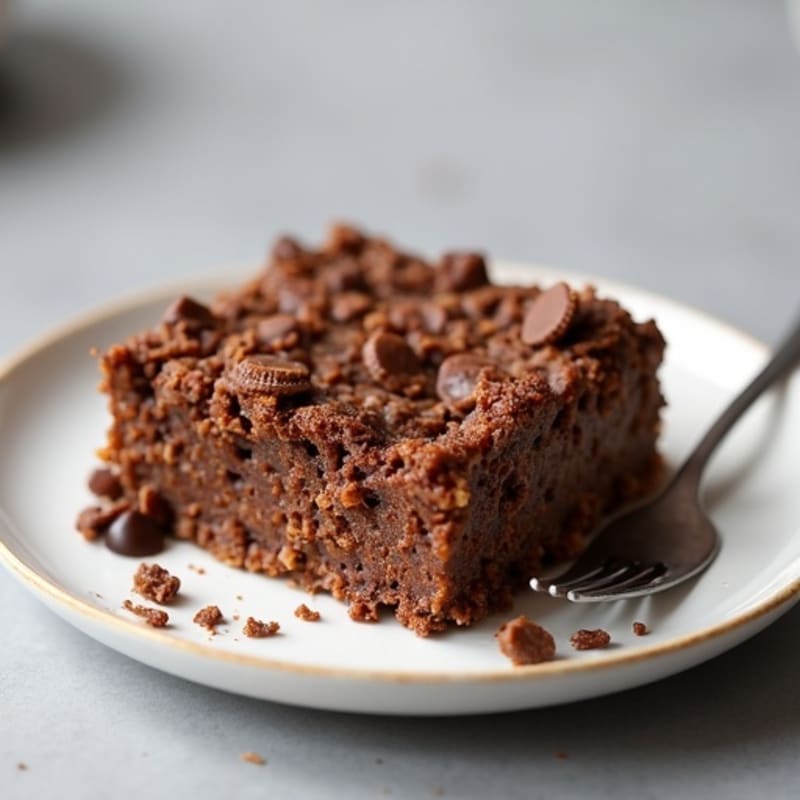 Fudgy Chocolate Protein Baked Oatmeal