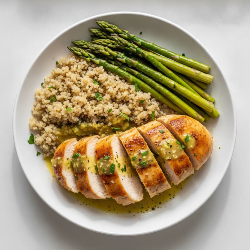 Pan-Seared Chicken with Lemon-Herb Sauce