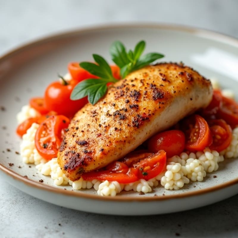 Healthy Spiced Chicken with Creamy Tomato Sauce