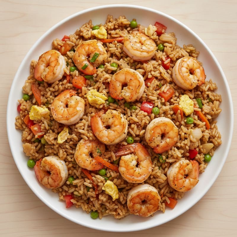 Shrimp and Vegetable Fried Rice