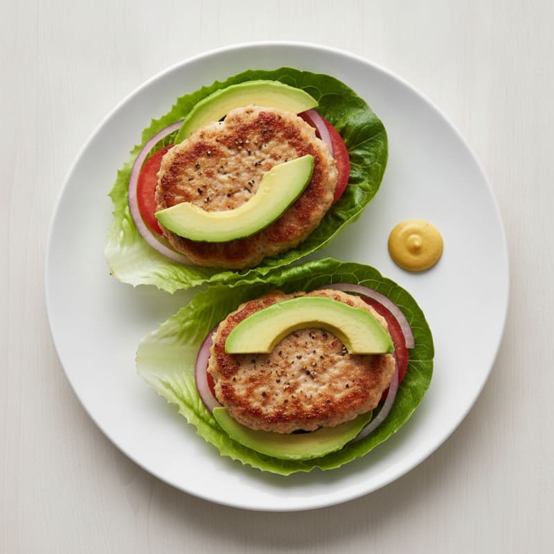 Lean Turkey Burger with Avocado