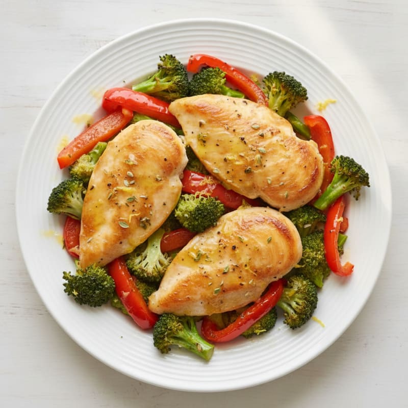 Sheet Pan Lemon Herb Chicken and Veggies