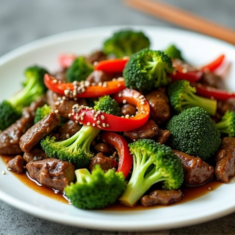 Garlic Ginger Beef and Broccoli Stir-Fry