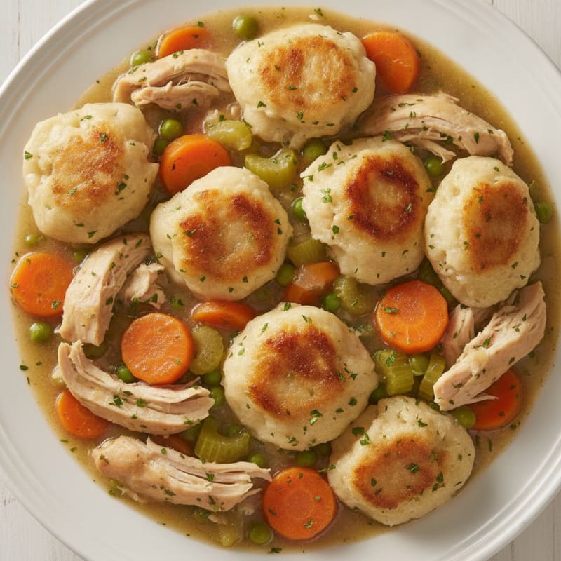 Homestyle Chicken and Herb Dumplings