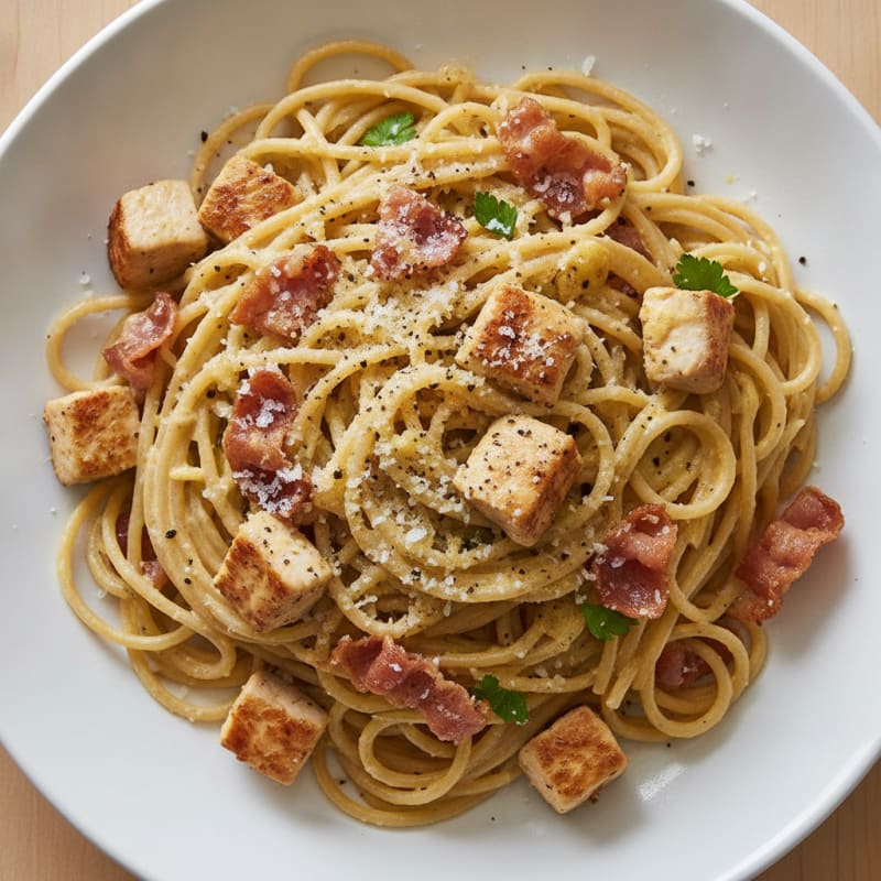 Classic Carbonara with Pancetta and Egg