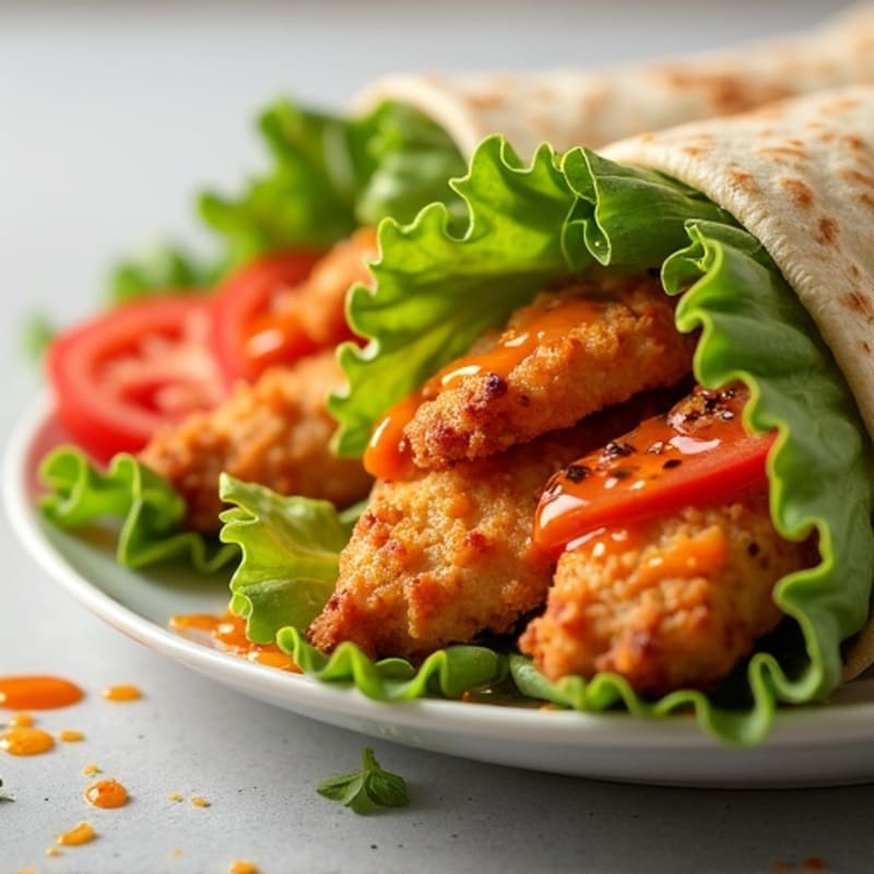 Crispy Buffalo Chicken Wraps