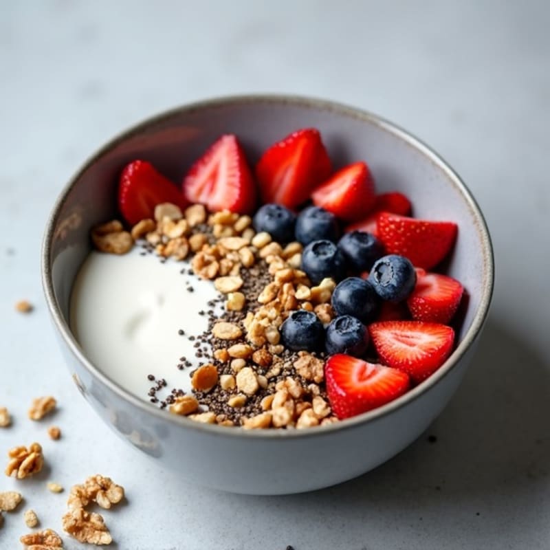 Protein-Packed Greek Yogurt Berry Bowl
