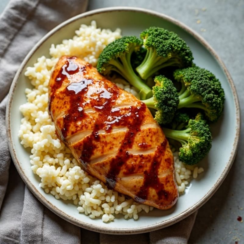 Sheet Pan Teriyaki Chicken and Crispy Broccoli
