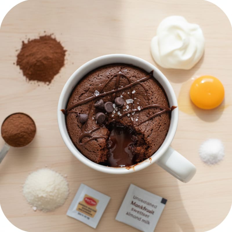 Decadent Chocolate Protein Mug Cake