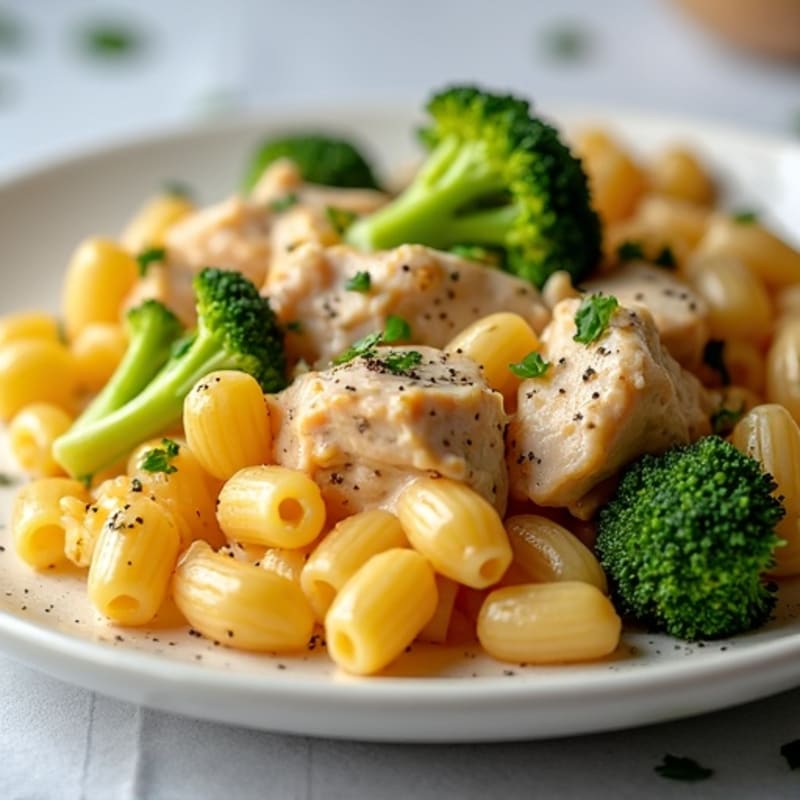 High-Protein Creamy Baked Macaroni