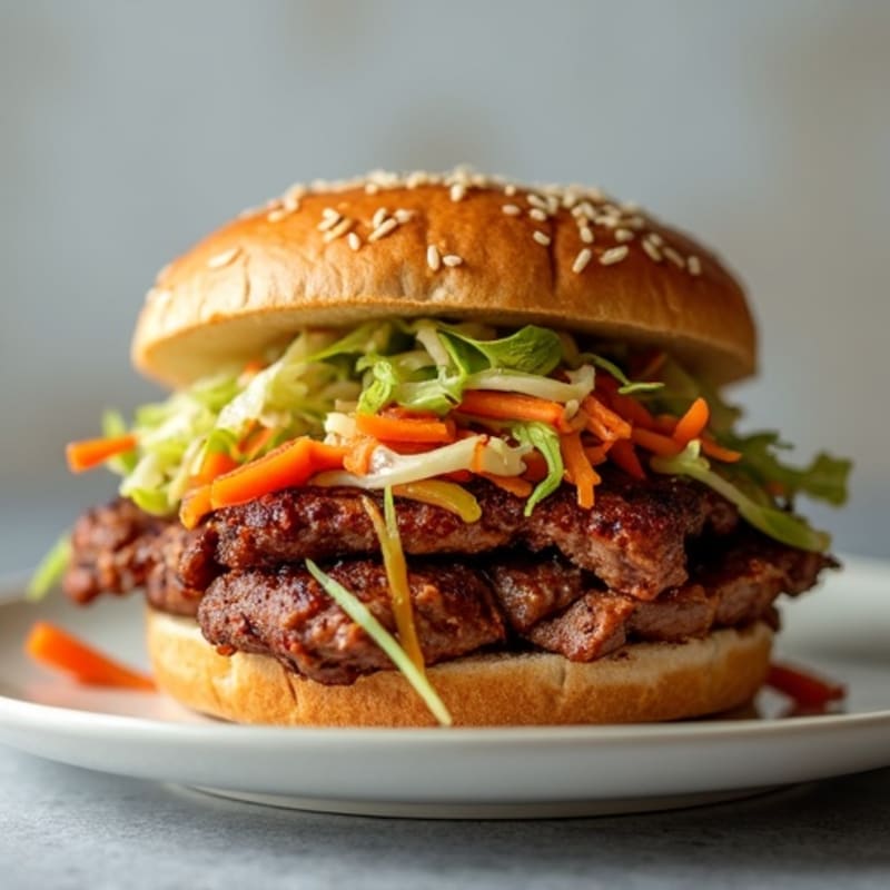 Smoky Brisket Sandwich with Crunchy Slaw