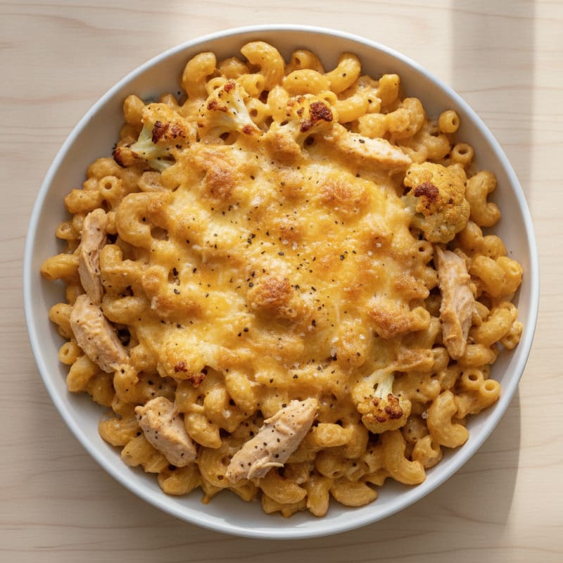 High-Protein Baked Macaroni and Cheese