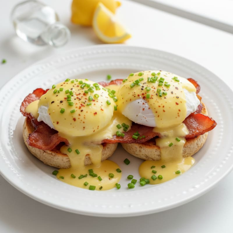 Creamy Classic Eggs Benedict with Zesty Hollandaise
