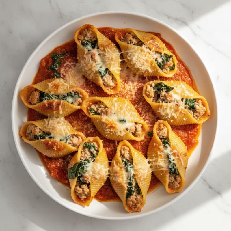 Spinach & Ricotta Stuffed Shells