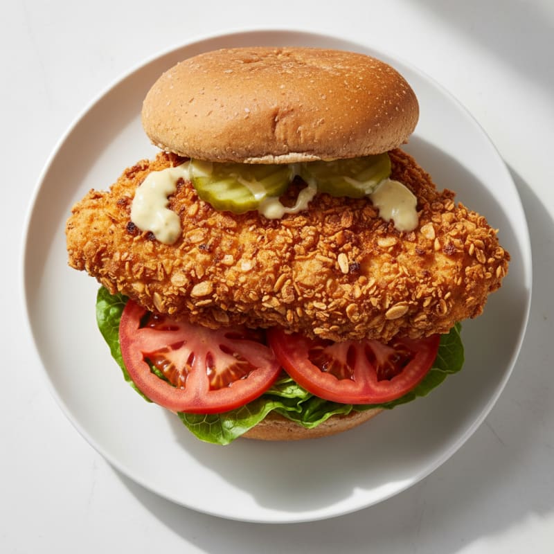 Crispy Buttermilk Fried Chicken Sandwich