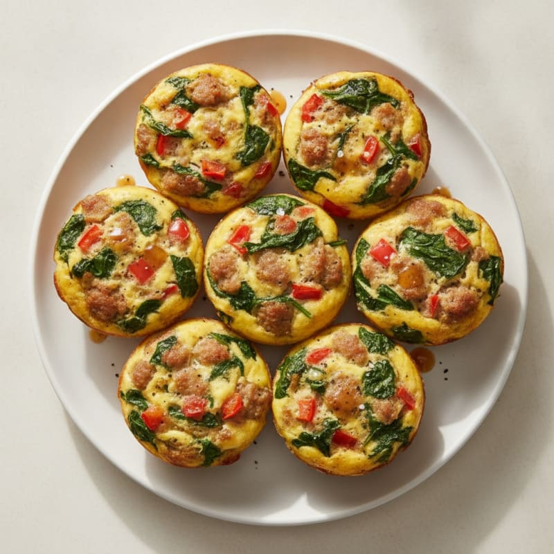 Baked Egg and Sausage Cups