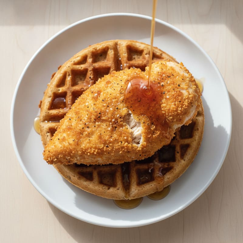 Golden Chicken & Waffles