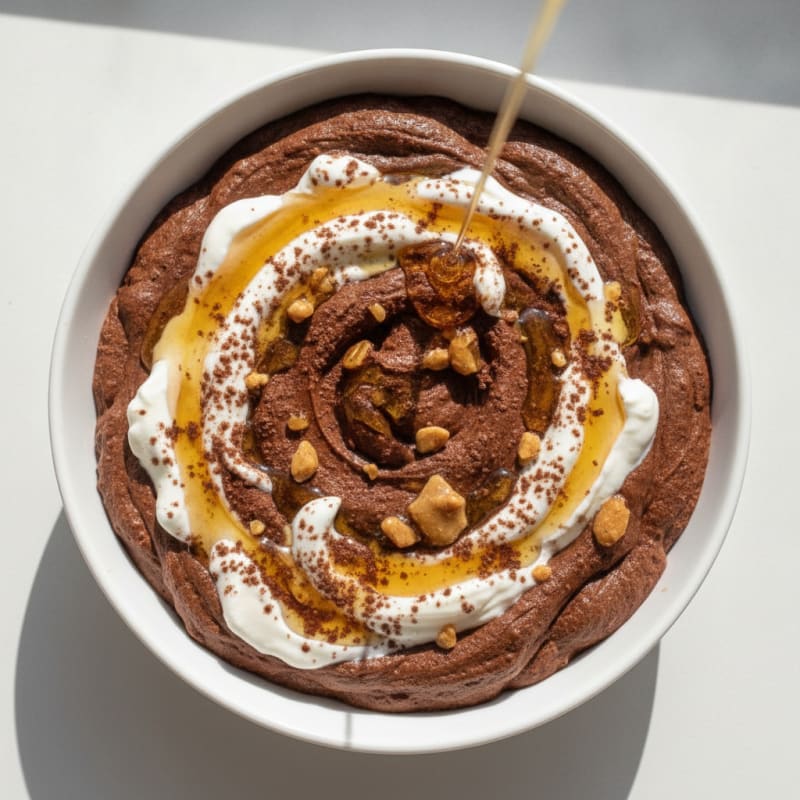 Silky Chocolate Protein Mousse with Greek Yogurt