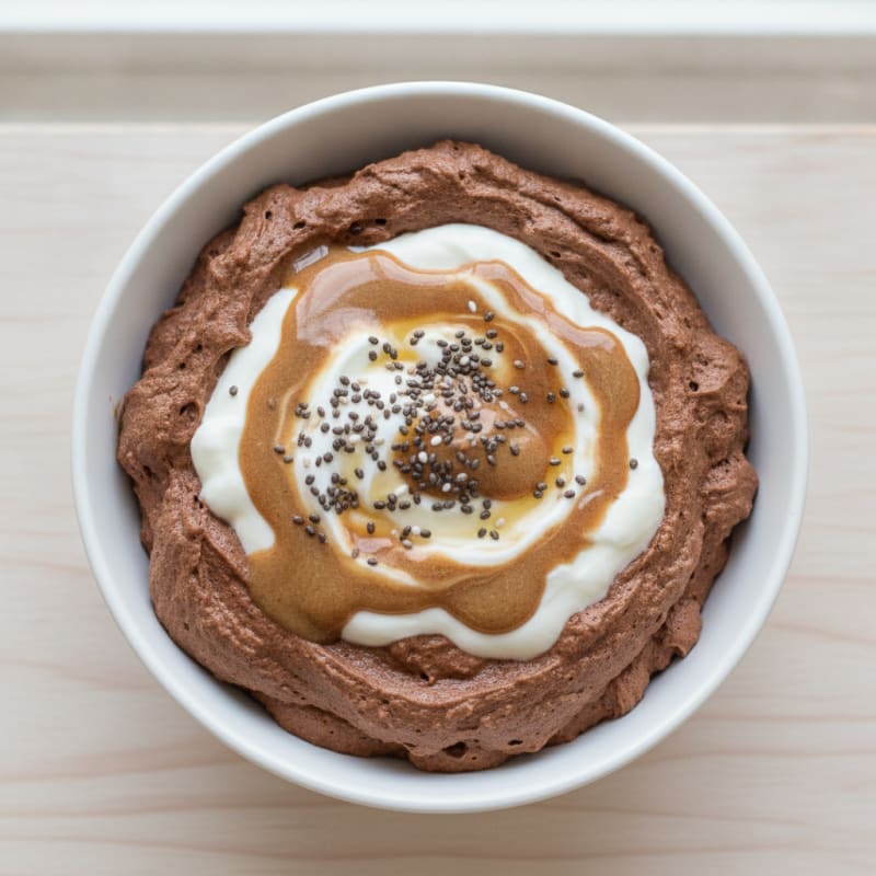 Silky Chocolate Protein Pudding with Greek Yogurt