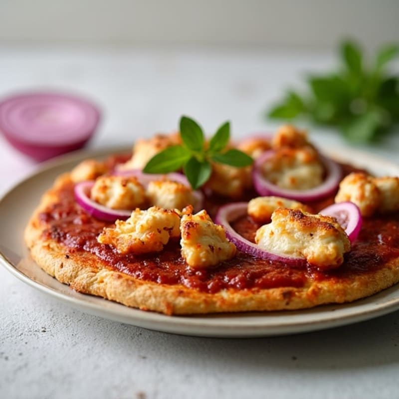 Crispy BBQ Chicken Flatbread Pizza