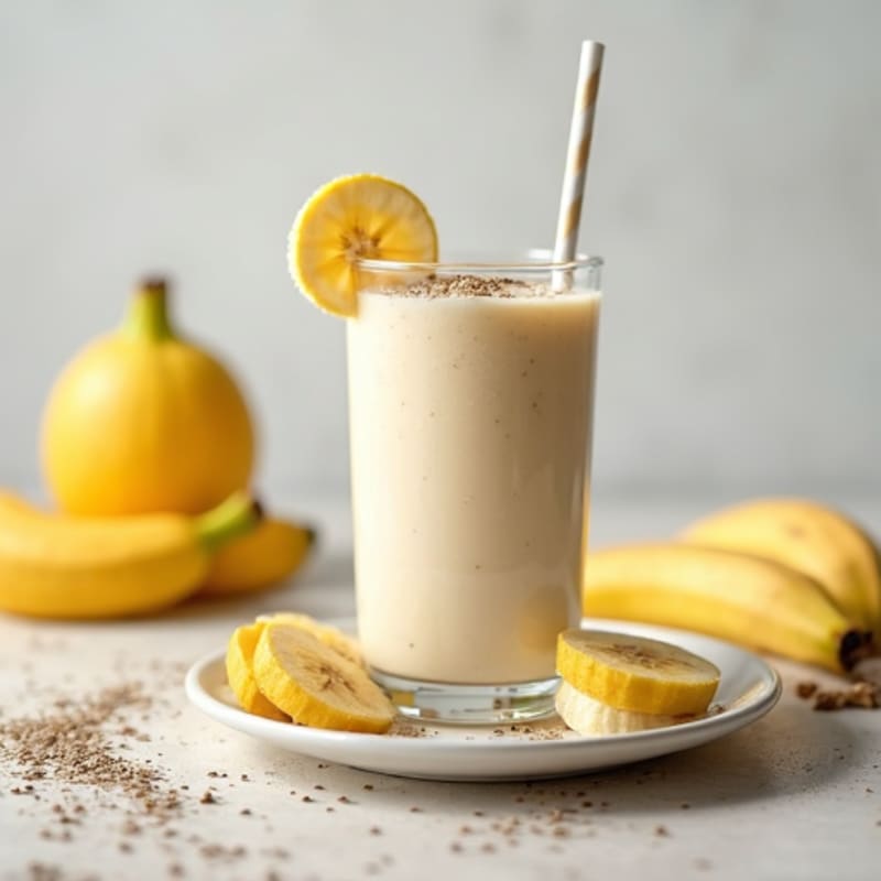 Silky Tofu Protein Smoothie with Chia Seeds